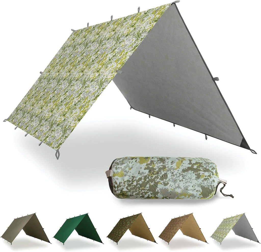 Defender Tarp – Heavy-Duty Waterproof (20,000 Mm) Seam-Taped Rain Fly for Camping, Bushcraft & Survival