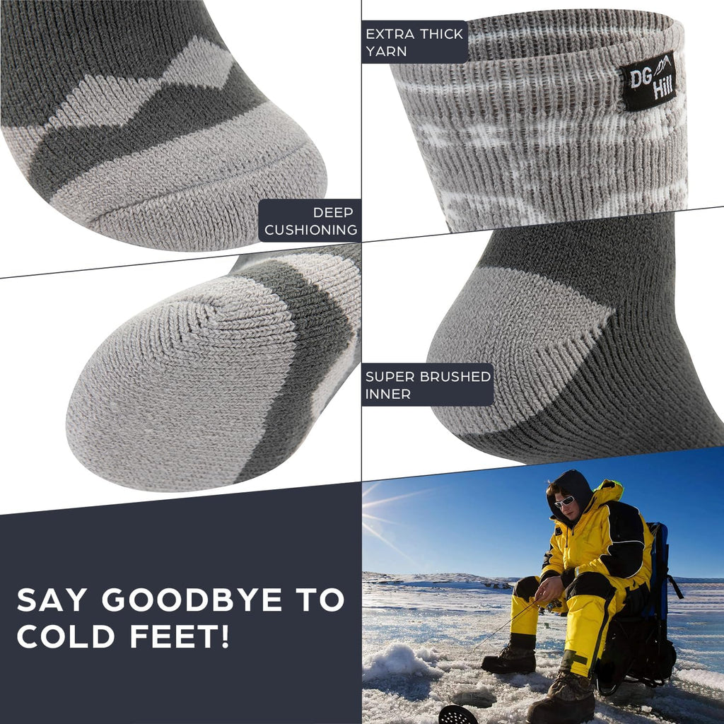 Winter Thermal Socks - Warm Sock for Men Women Cold Weather - Insulated Socks Thick Snow Sock