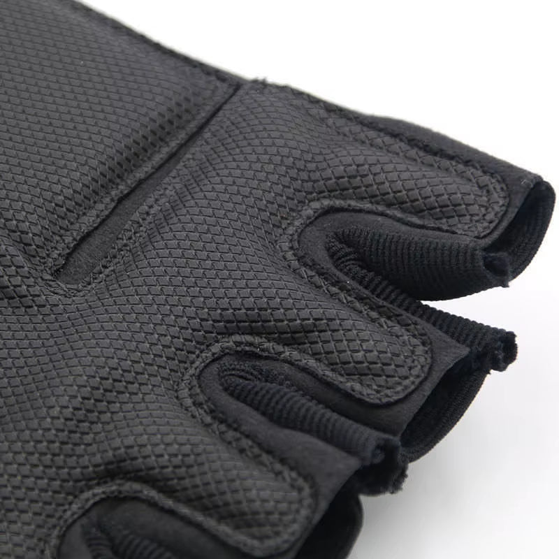 Tactical Hard Knuckle Half Finger Gloves Men'S Combat Hunting Shooting Paintball Duty - Fingerless