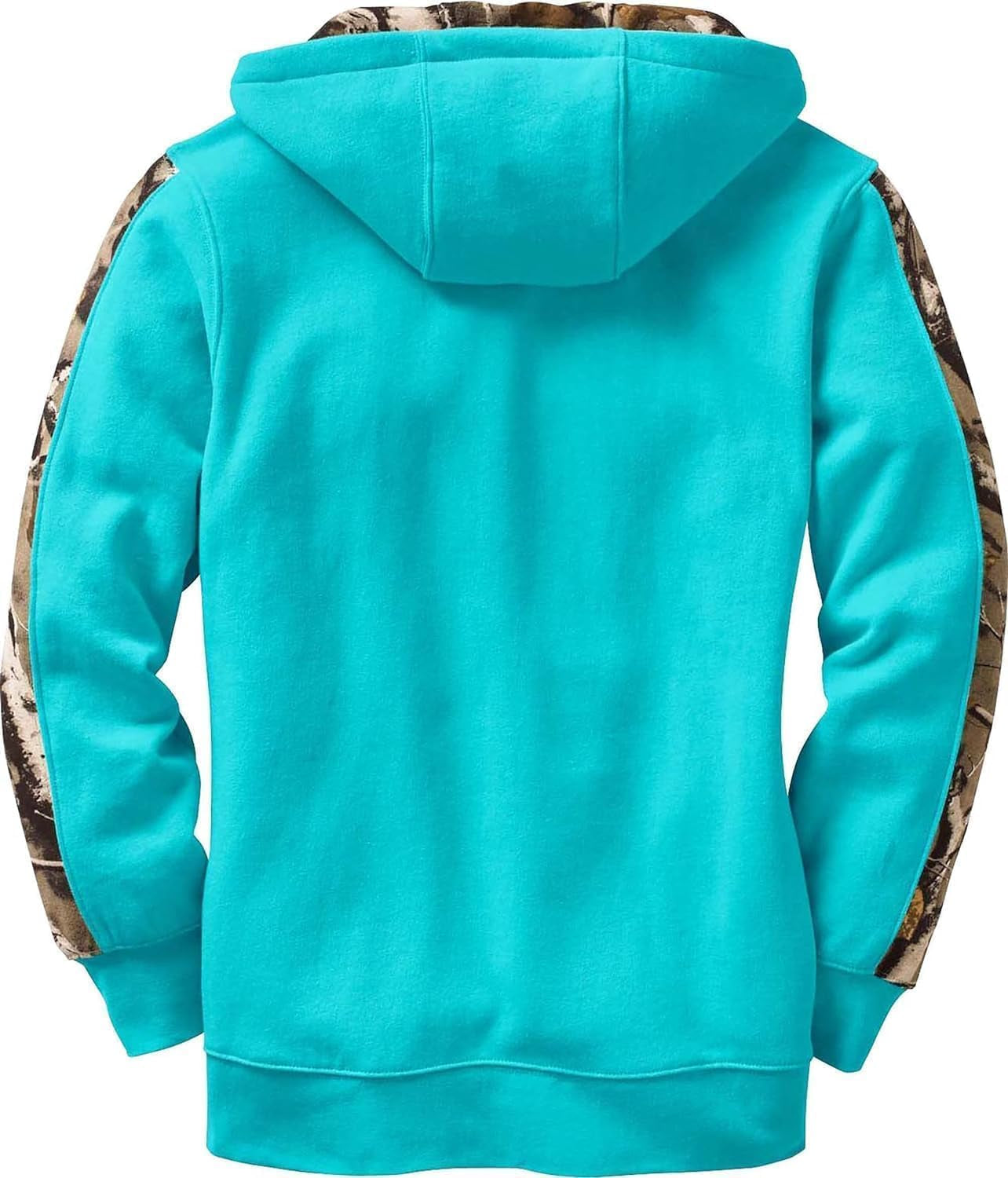 Womens Camo Hoodie Comfy V-Neck with Kangaroo Pocket Pullover Sweatshirt