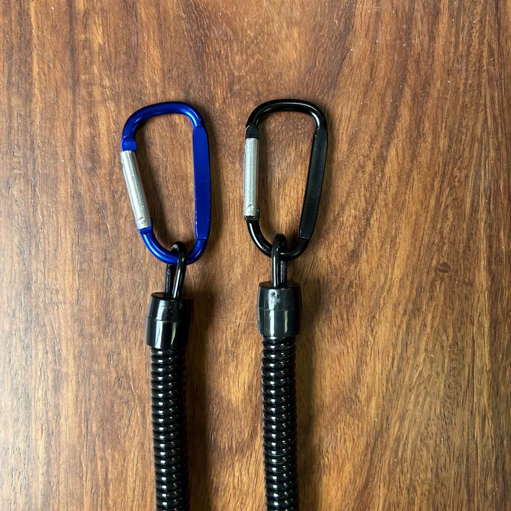 1PC Tactical Retractable Spring Elastic Rope Security Gear Tool Hiking Camping Anti-Lost Phone Keychain Fishing Lanyards Outdoor